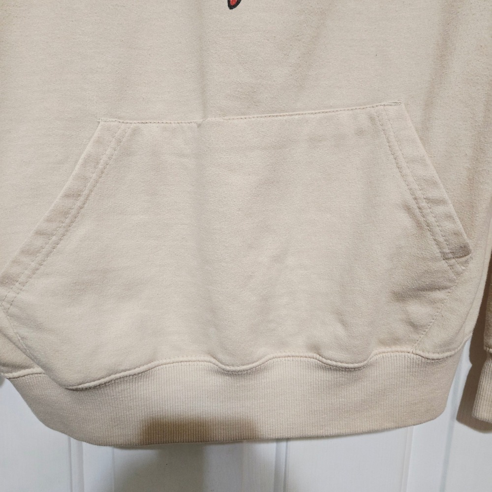 Betty Boop Graphic Hoodie Sweatshirt Beige XLarge Hearts Licensed - Picture 5 of 10